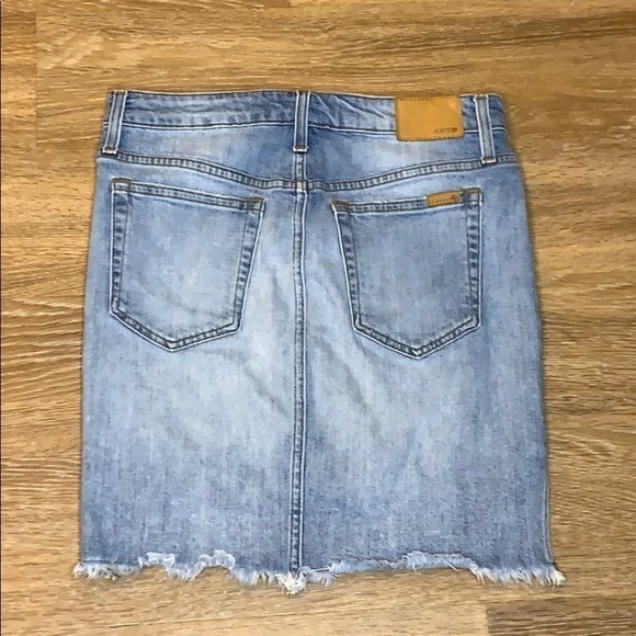Joe’s Jeans Authentic Hi-Lo MIDI Collectors Edition Light Denim Skirt Size 26 - Picture 7 of 9